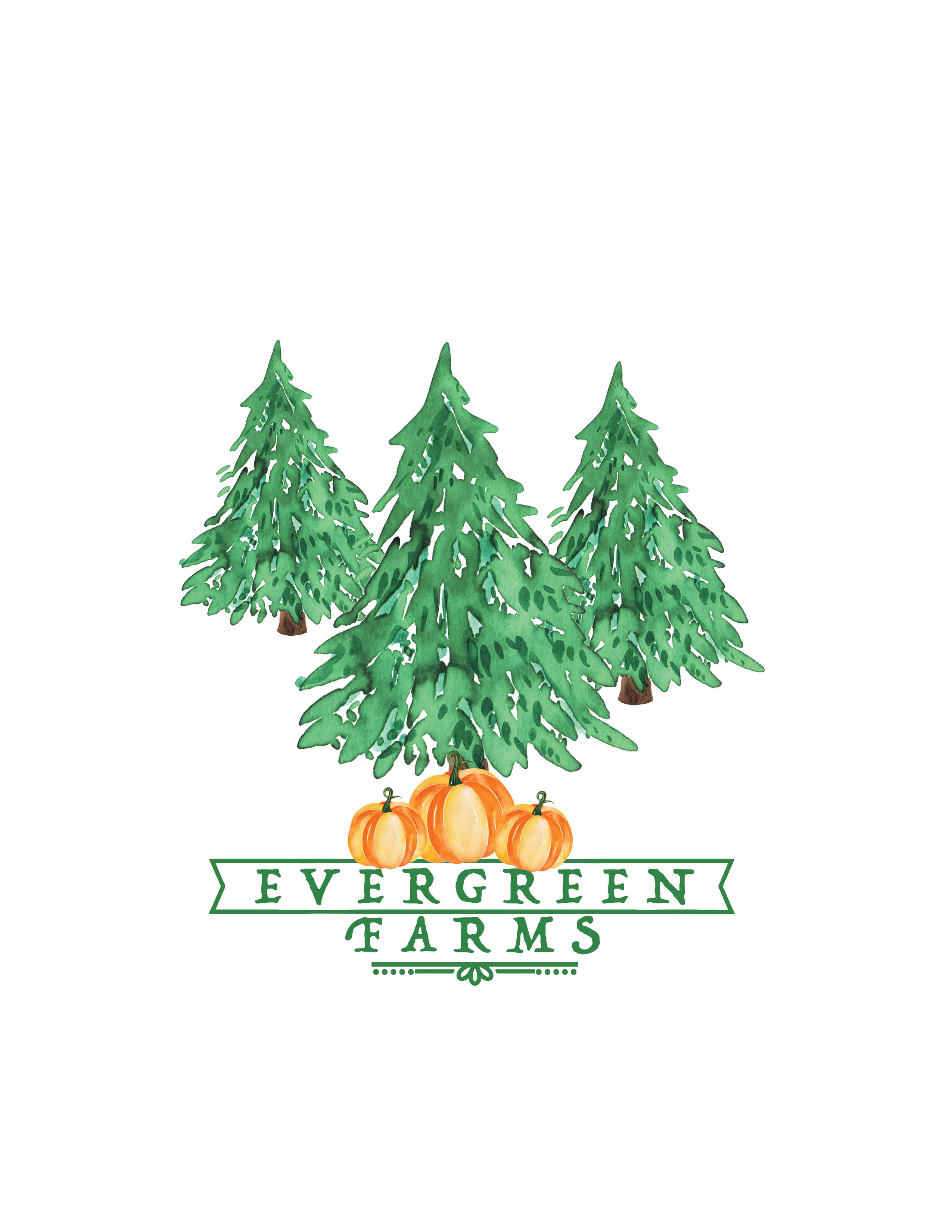 Evergreen Farms Christmas Trees Logo